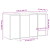 bufet gri sonoma lemn prelucrat 120 x 41 x 75 cm GartenMobel Dekor