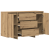 Bufet Artisan Stejar 120x41x75 cm Lemn prelucrat GartenMobel Dekor