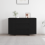Comodă Negru Stejar 120x41x75 cm Lemn prelucrat GartenMobel Dekor
