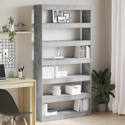 Bibliotecă Gri Lemn prelucrat 100 x 30 x 198 cm Bibliotecă GartenMobel Dekor