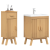 Set mobilier de baie, 2 piese, lemn masiv de pin GartenMobel Dekor
