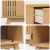 Set mobilier de baie, 2 piese, lemn masiv de pin GartenMobel Dekor