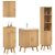 Set baie  4 piese din lemn masiv de pin GartenMobel Dekor