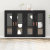 Mobilier de perete 2 buc Negru Stejar 69,5x34x90 cm Lemn compus GartenMobel Dekor