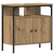 Set de mobilier pentru baie 2 piese din lemn de stejar artistic GartenMobel Dekor