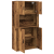 Highboard din lemn vechi 80x33x150 cm din lemn compus GartenMobel Dekor