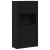 Highboard Stejar Negru 80x33x150 cm Lemn Prelucrat GartenMobel Dekor