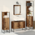 Set Mobilier Baie de 4 Piese Lemn Vechi Lemn Prelucrat GartenMobel Dekor