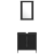 Set Mobilier Baie 4 Piese Stejar Negru Lemn Prelucrat GartenMobel Dekor