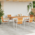 Set de dining pentru grădină  cu 7 piese din lemn masiv de acacia GartenMobel Dekor