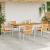 Set dining gradină  7 Piese Lemn Masiv Teak GartenMobel Dekor