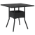 Set de dining pentru grădină 3 piese Ratan negru GartenMobel Dekor