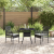 Set de dining pentru grădină 3 piese Ratan negru GartenMobel Dekor