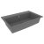 Chiuvetă de bucătărie gri 790x500x193 mm granit GartenMobel Dekor