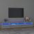 Comodă TV cu lumini LED, gri sonoma, 240x35x40cm GartenMobel Dekor