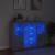 Servantă cu lumini LED, 3 buc., gri beton, lemn prelucrat GartenMobel Dekor
