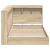 Pat cu bibliotecă Sonoma Oak 75x190 cm Lemn Ingineresc GartenMobel Dekor