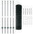 Set Împrejmuire Grădină Set de 2 Verde Oțel Vopsit Electrostatic GartenMobel Dekor