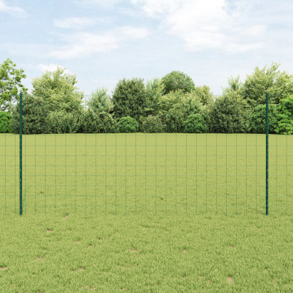 Set Împrejmuire Grădină Set de 2 Verde Oțel Vopsit Electrostatic GartenMobel Dekor