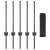 Set Plasă pentru Găini Set de 2 Gri Metal galvanizat GartenMobel Dekor