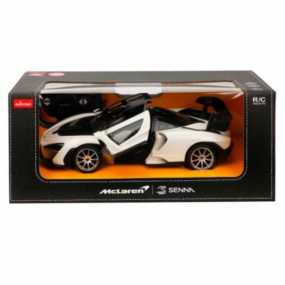 MASINA CU TELECOMANDA MCLAREN SENNA ALB SCARA 1 LA 14 SuperHeroes ToysZone