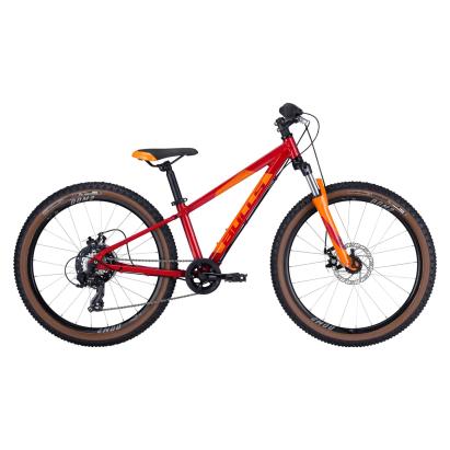 Bicicleta Copii Bulls Tokee 24 Disc - 24 Inch, Rosu Ultimate FactoryBikes