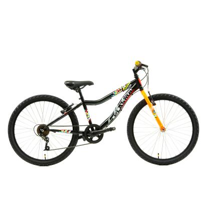 Bicicleta Copii DHS Plasma - 24 Inch, Negru Ultimate FactoryBikes