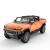 MASINA CU TELECOMANDA GMC HUMMER EV PORTOCALIU SCARA 1 LA 16 SuperHeroes ToysZone