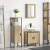 Set Mobilier Baie din 3 Piese Stejar Lemn Ingineresc GartenMobel Dekor