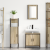 Set Mobilier Baie din 3 Piese Stejar Lemn Ingineresc GartenMobel Dekor