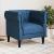 Fotoliu Chesterfield, albastru, material textil GartenMobel Dekor