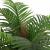 Palmier artificial 15 frunze 200 cm verde GartenMobel Dekor