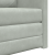 Canapea de podea convertibilă gri single 74x77x81 cm catifea GartenMobel Dekor