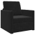 Sofa Pat 2-in-1 Negru 74x77x81 cm Catifea GartenMobel Dekor