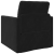 Sofa Pat 2-in-1 Negru 74x77x81 cm Catifea GartenMobel Dekor