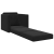 Sofa Pat 2-in-1 Negru 74x77x81 cm Catifea GartenMobel Dekor