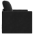 Sofa Pat 2-in-1 Negru 74x77x81 cm Catifea GartenMobel Dekor