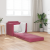 Sofa Pat 2-in-1 Roșie Vin 74x77x81 cm Catifea GartenMobel Dekor