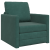 Sofa Pat 2 în 1 Verde închis 74x77x81 cm Catifea GartenMobel Dekor