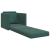 Sofa Pat 2 în 1 Verde închis 74x77x81 cm Catifea GartenMobel Dekor