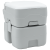 Toaletă portabilă, gri & alb, plastic, 20 L GartenMobel Dekor