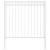 Gard de grădină, alb, 1,7x1.2 m, oțel GartenMobel Dekor