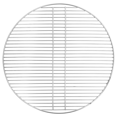 Grătar BBQ, argintiu, Ø60 cm, oțel inoxidabil GartenMobel Dekor