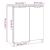 Pantofar, stejar sonoma, 59x35x70 cm, lemn prelucrat GartenMobel Dekor