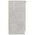 Pantofar, gri beton, 59x35x70 cm, lemn prelucrat GartenMobel Dekor