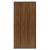 Dulap, stejar maro, 80x36x75 cm, lemn compozit GartenMobel Dekor