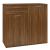 Dulap, stejar maro, 80x36x75 cm, lemn compozit GartenMobel Dekor