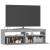 Comodă TV cu lumini LED, gri sonoma, 120x35x40 cm GartenMobel Dekor