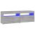 Comodă TV cu lumini LED, gri sonoma, 120x35x40 cm GartenMobel Dekor