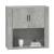 Dulap de perete, gri beton, 80x33x80 cm, lemn prelucrat GartenMobel Dekor